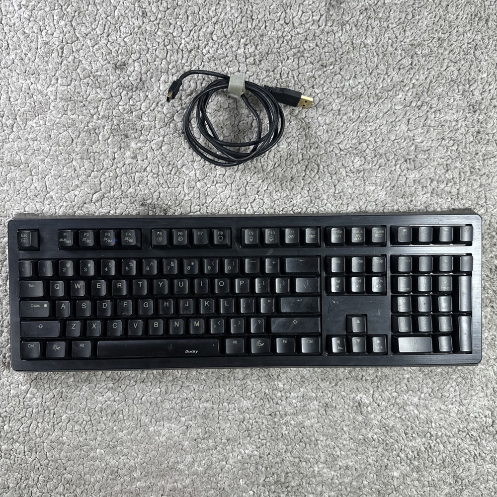 Ducky Shine4 Gaming Keyboard JP Wired Black (Used) Tested Working